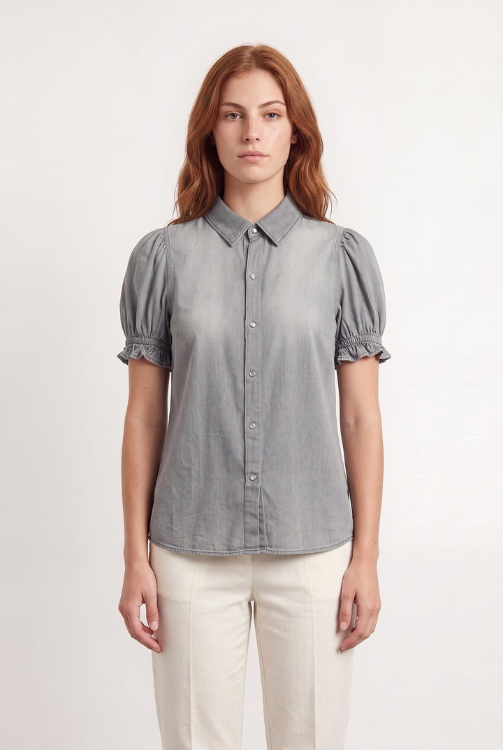 Chemisier Gris - Taille S/36 de la marque ba&amp;sh | PARAD116908 - Vendu par Paradigme - Image 1