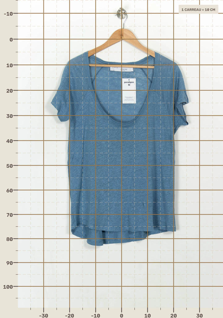 Tee-shirt Bleu - Taille M/38 de la marque IRO | PARAD116910 - Vendu par Paradigme - Image 4