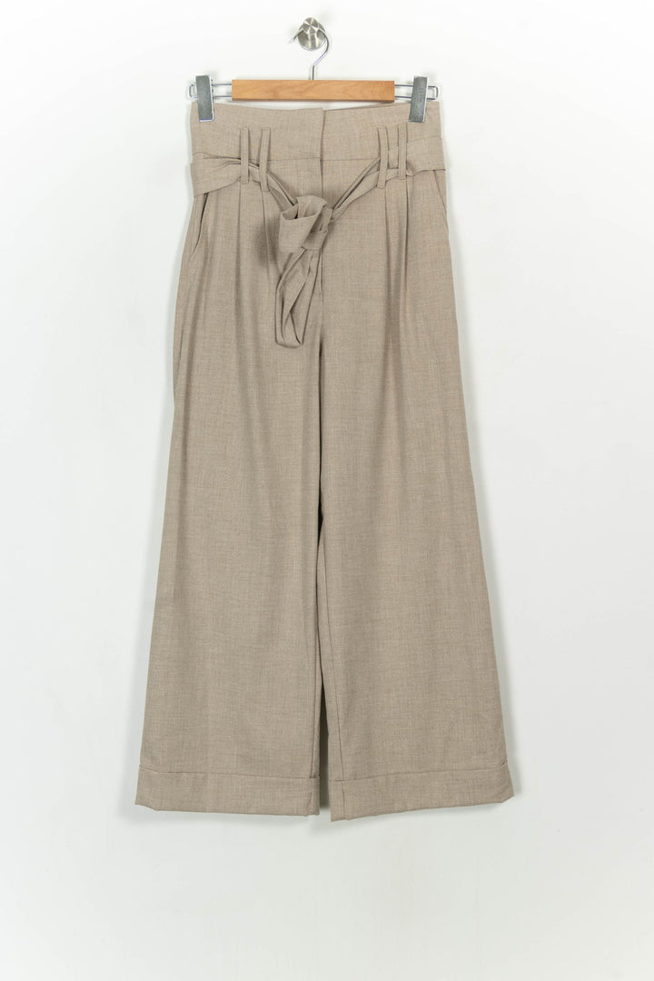 Pantalon Large Beige - Taille S/36 de la marque La Fée Maraboutée | PARAD116917 - Vendu par Paradigme - Image 2