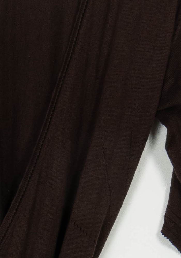 Veste Cache-Cœur Marron - Taille S/36 de la marque Caroll | PARAD116919 - Vendu par Paradigme - Image 3