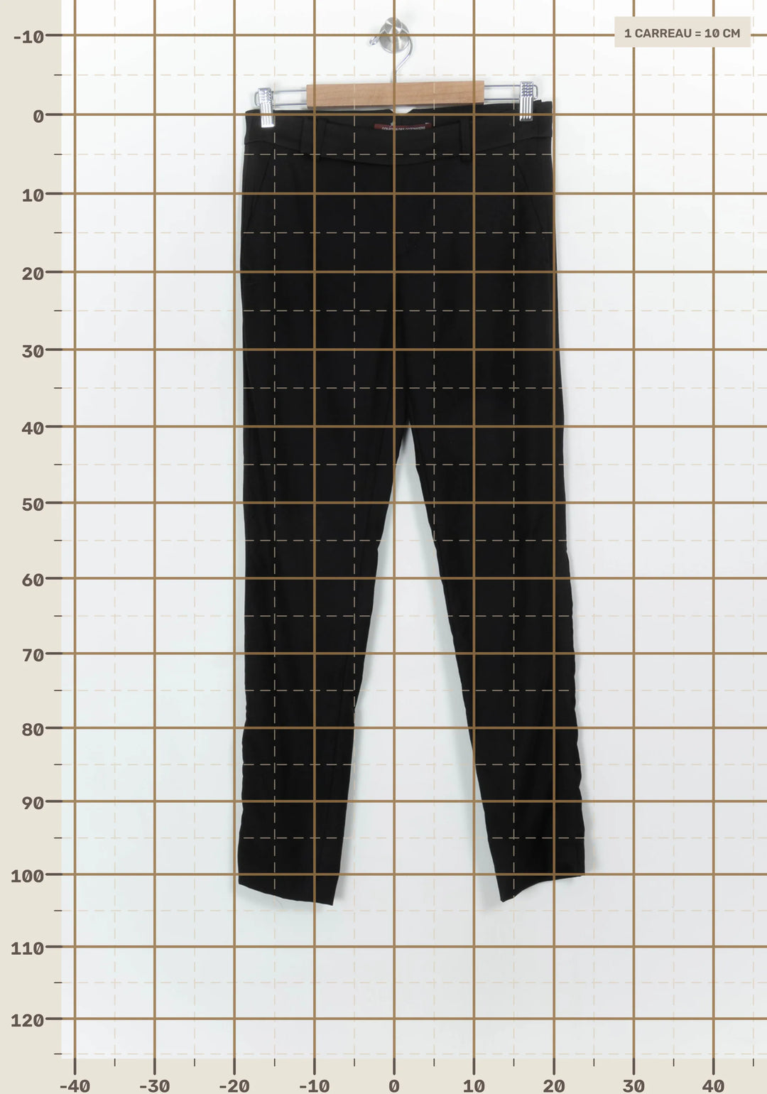 Pantalon Noir - Taille M/38 de la marque Comptoir des Cotonniers | PARAD116920 - Vendu par Paradigme - Image 4