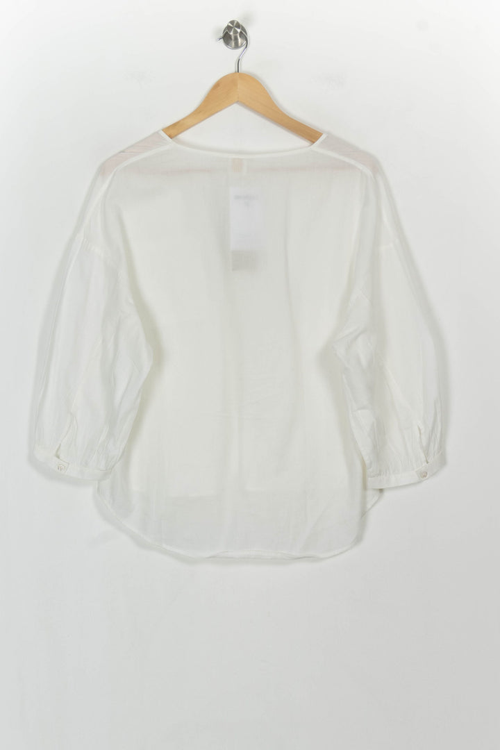 Blouse Blanche - Taille M/38 de la marque Des petits hauts | PARAD116923 - Vendu par Paradigme - Image 5