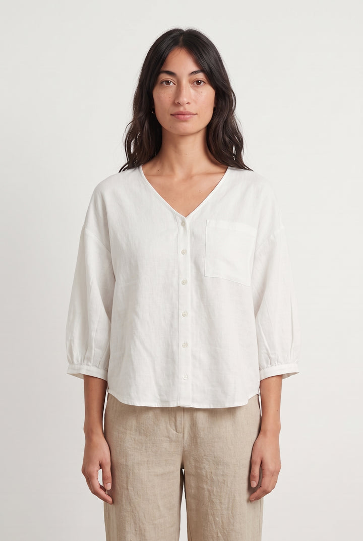 Blouse Blanche - Taille M/38 de la marque Des petits hauts | PARAD116923 - Vendu par Paradigme - Image 1