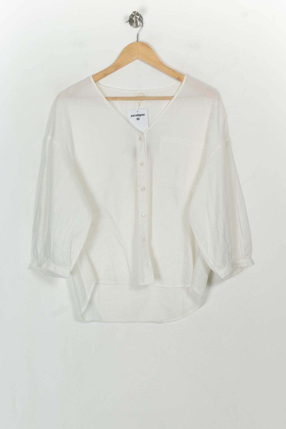 Blouse Blanche - Taille M/38 de la marque Des petits hauts | PARAD116923 - Vendu par Paradigme - Image 2