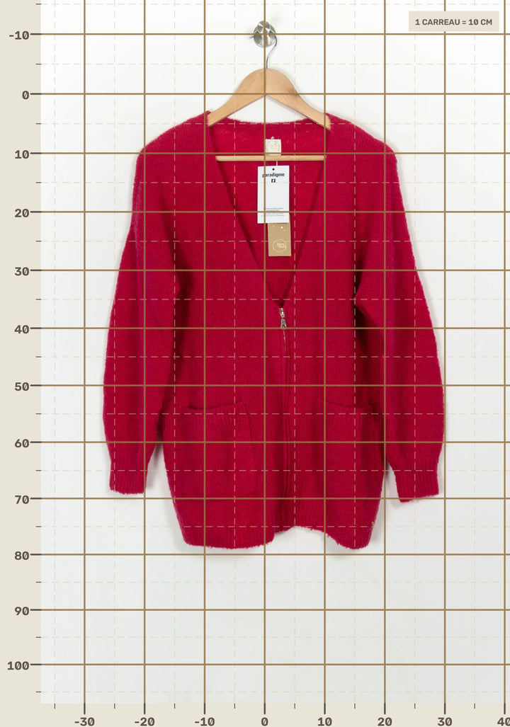 Cardigan Rose - Taille S/36 de la marque Des petits hauts | PARAD116926 - Vendu par Paradigme - Image 4