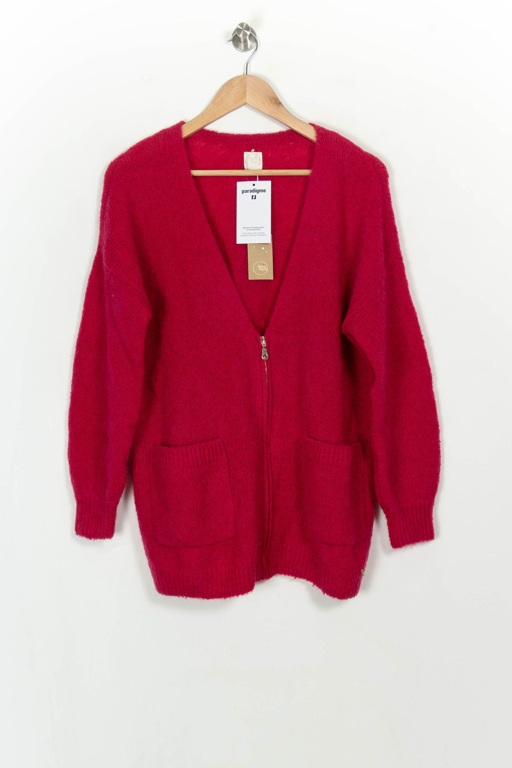 Cardigan Rose - Taille S/36 de la marque Des petits hauts | PARAD116926 - Vendu par Paradigme - Image 2