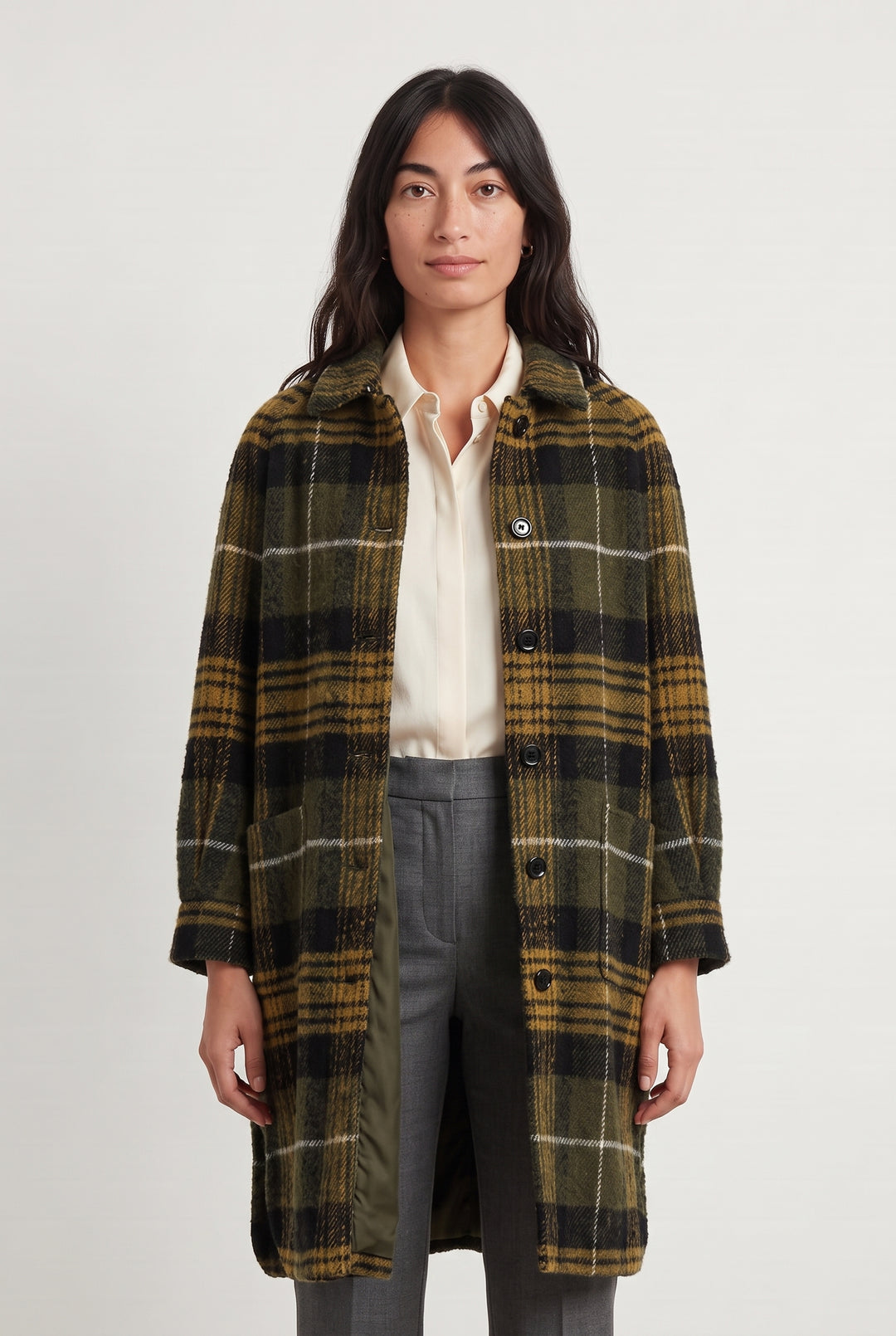 Manteau Kaki et Jaune - Taille S/36 de la marque Chloé Stora | PARAD116928 - Vendu par Paradigme - Image 1