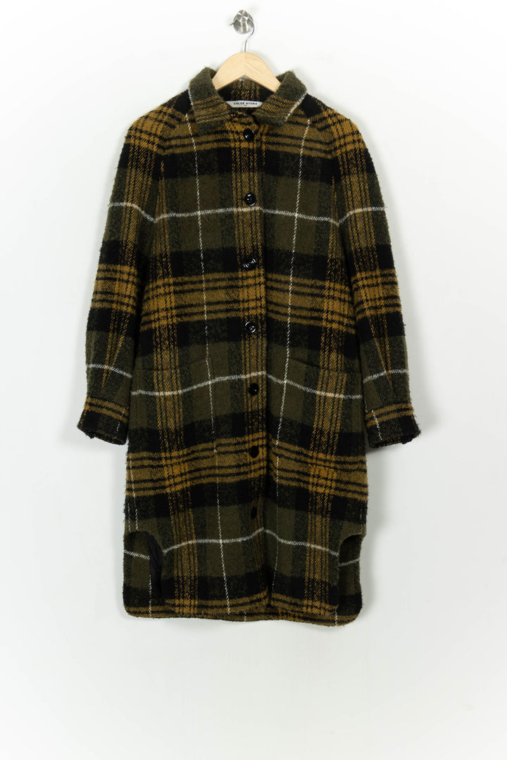 Manteau Kaki et Jaune - Taille S/36 de la marque Chloé Stora | PARAD116928 - Vendu par Paradigme - Image 2