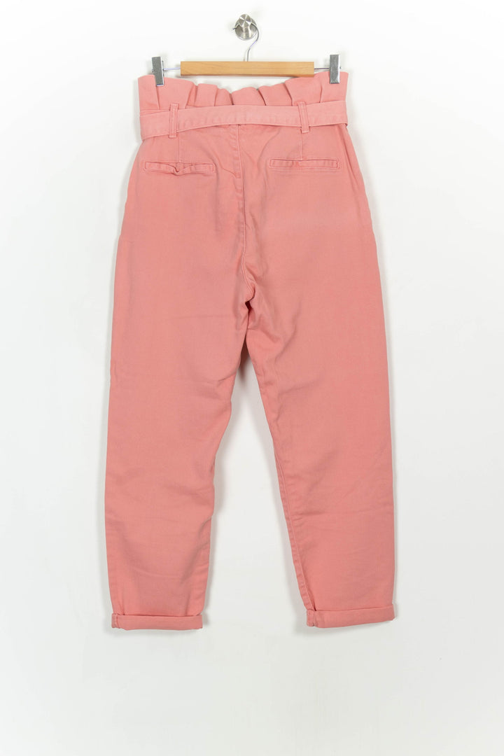 Pantalon Taille Haute Rose - Taille M/38 de la marque Maison Stella &amp; Suzie | PARAD116930 - Vendu par Paradigme - Image 5