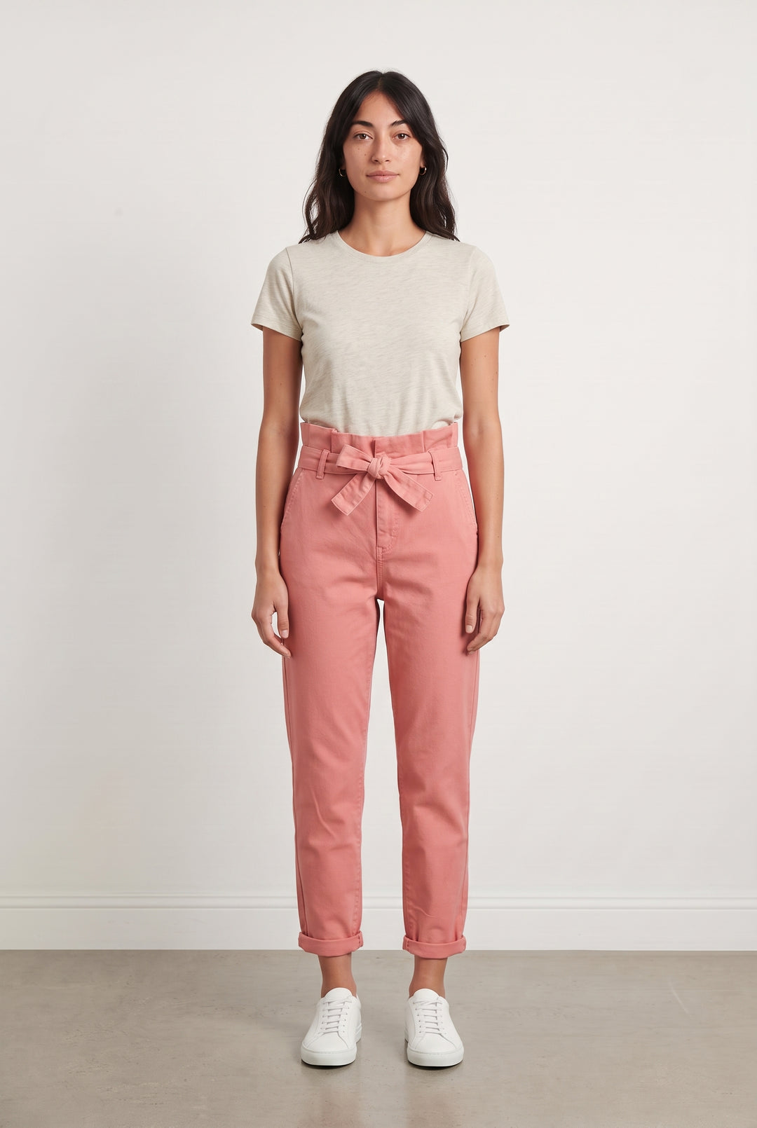 Pantalon Taille Haute Rose - Taille M/38 de la marque Maison Stella & Suzie | PARAD116930 - Vendu par Paradigme - Image 1