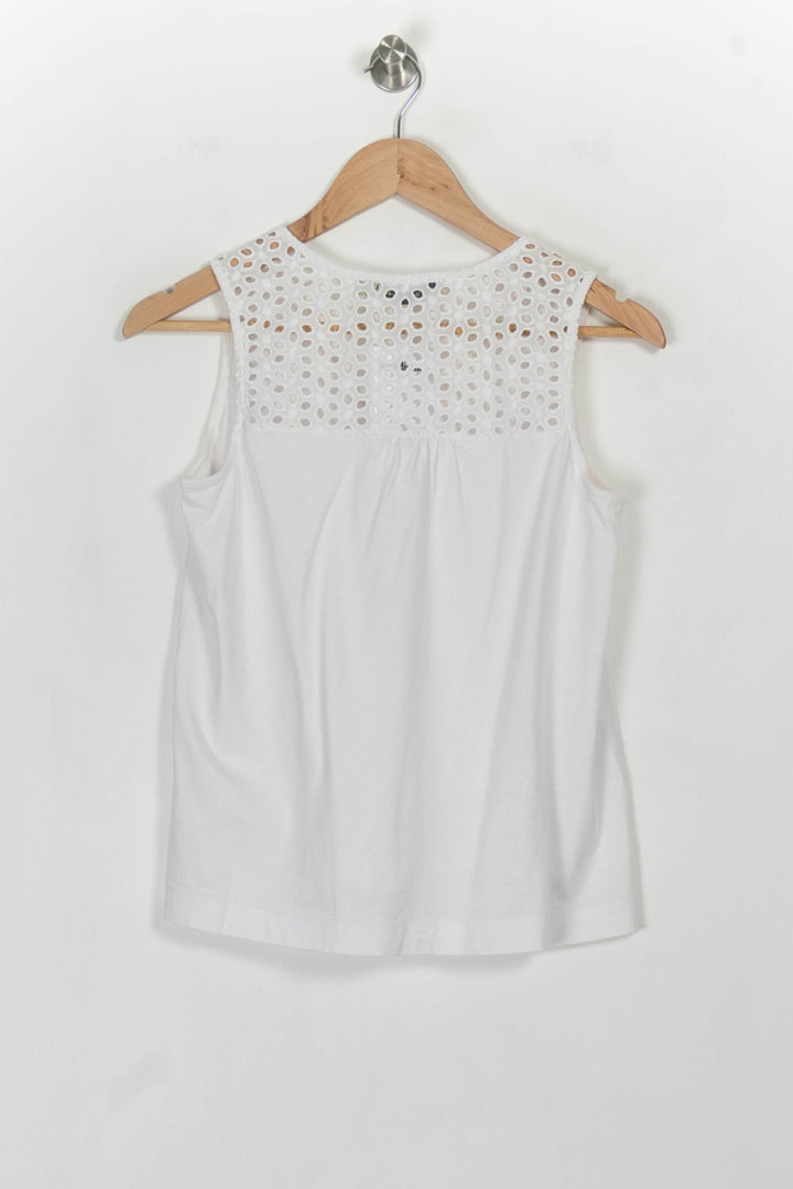 Débardeur Blanc - Taille XS/34 de la marque La Fée Maraboutée | PARAD116931 - Vendu par Paradigme - Image 5