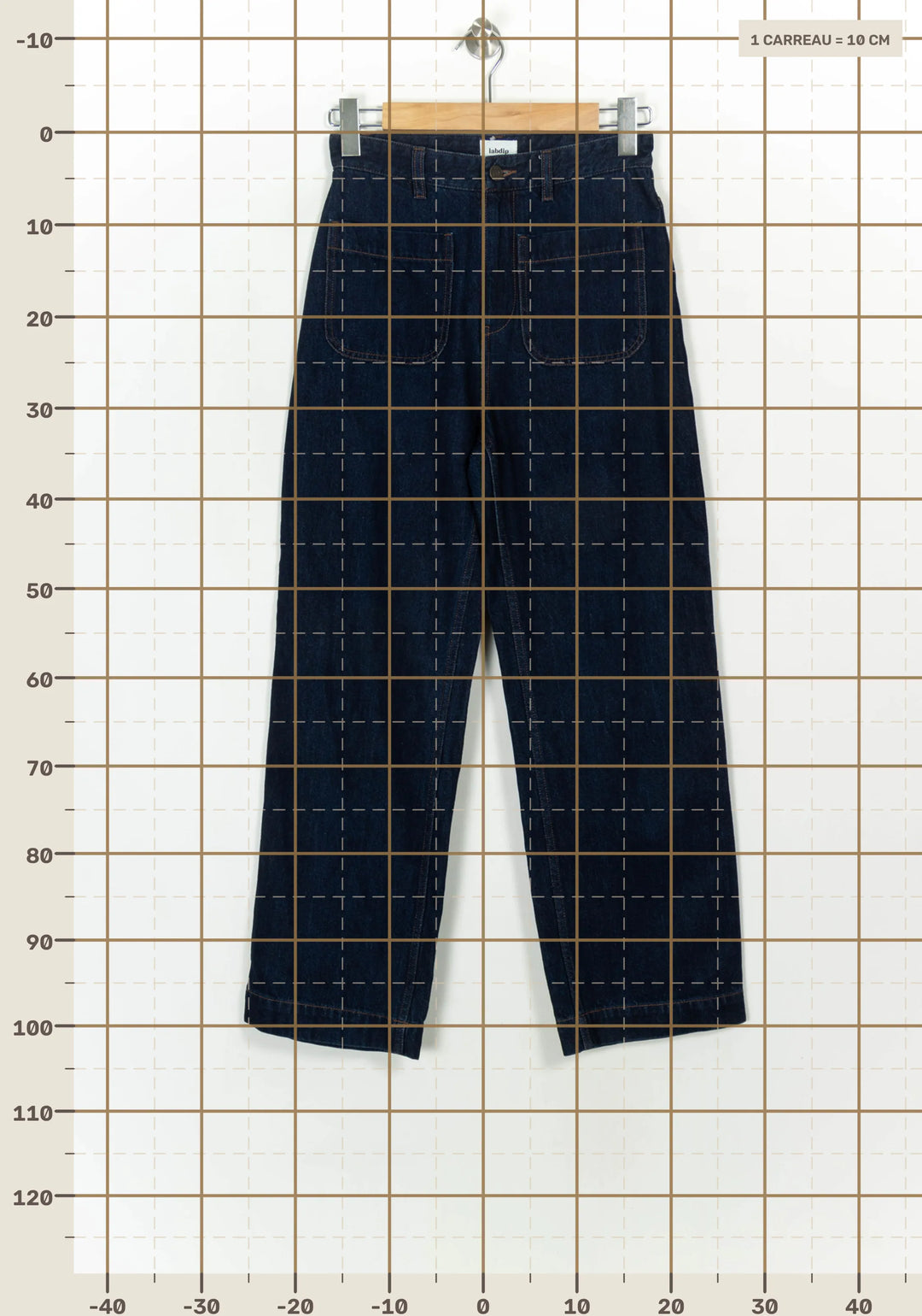Jean Bleu - Taille S/36 de la marque Labdip | PARAD116934 - Vendu par Paradigme - Image 4