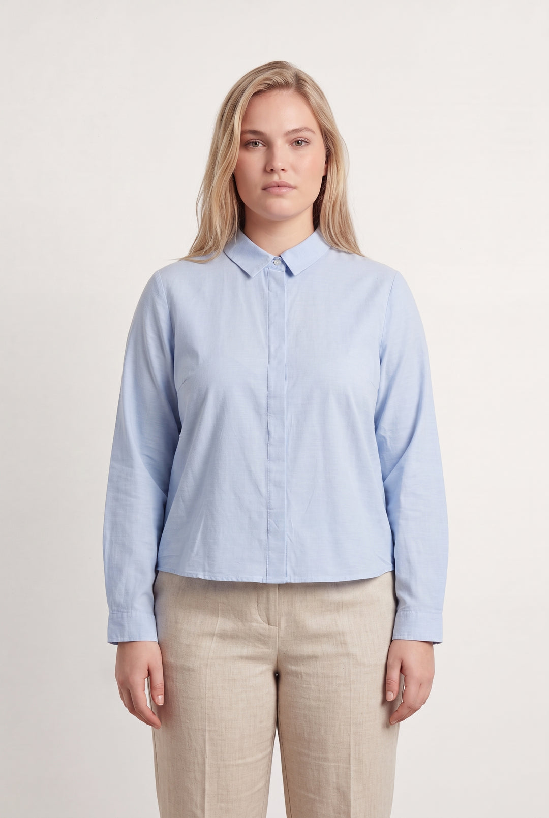Chemise Bleue - Taille XXXL/46 de la marque Caroll | PARAD116935 - Vendu par Paradigme - Image 1