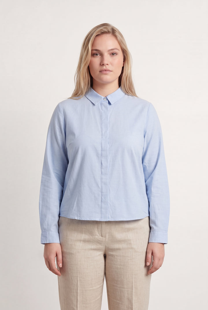 Chemise Bleue - Taille XXXL/46 de la marque Caroll | PARAD116935 - Vendu par Paradigme - Image 1