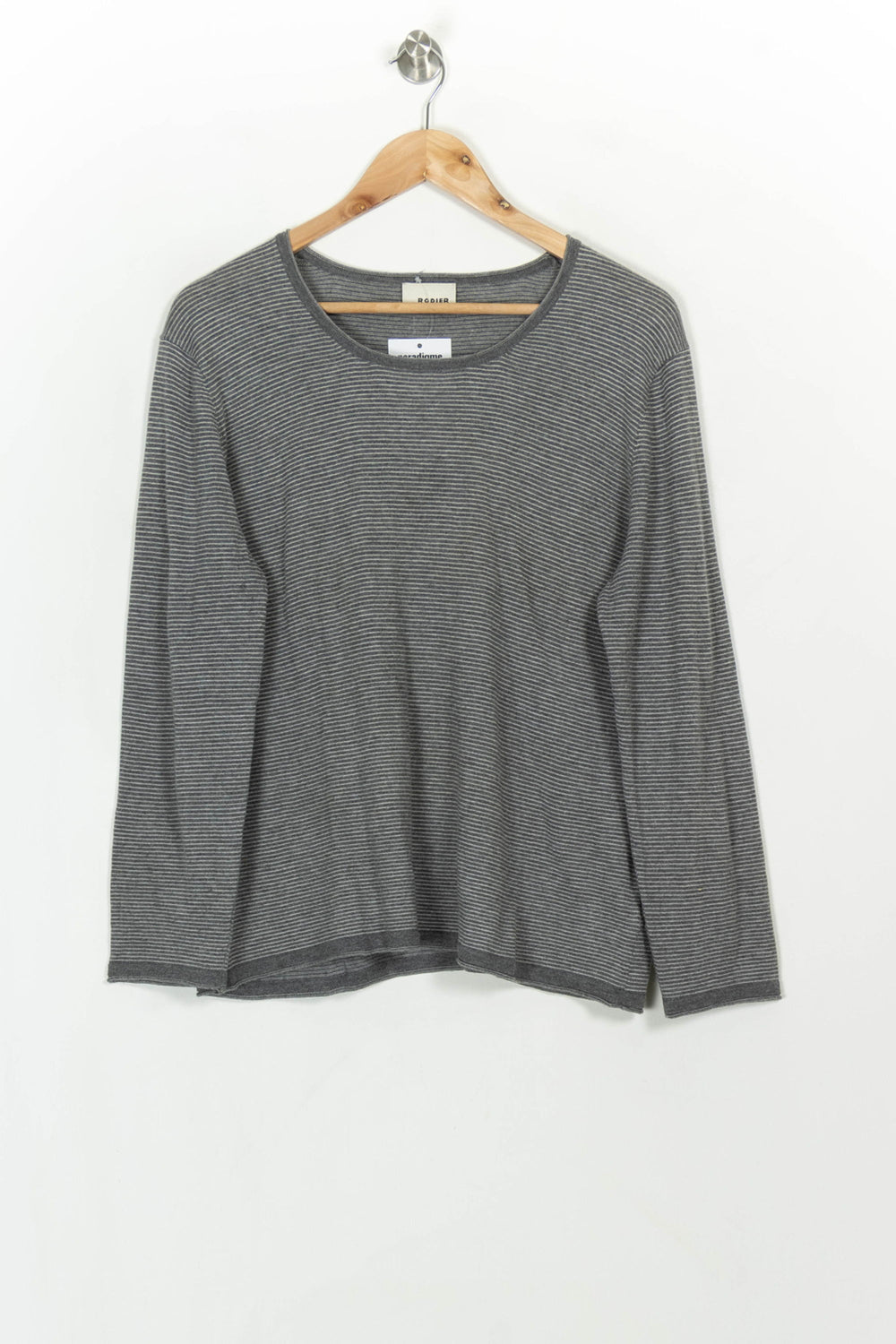 Pull Gris - Taille XXXL/46 de la marque Rodier | PARAD116937 - Vendu par Paradigme - Image 2