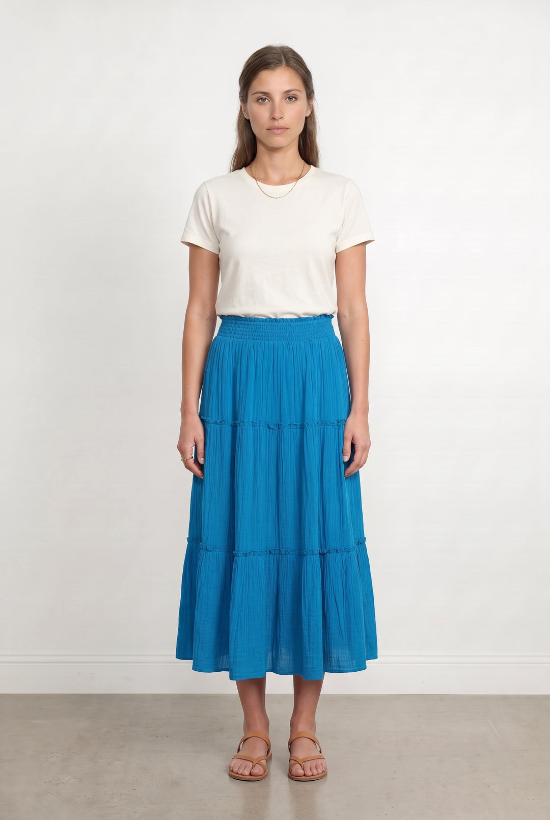 Jupe Longue Bleue - Taille S/36 de la marque Petite Mendigote | PARAD116938 - Vendu par Paradigme - Image 1