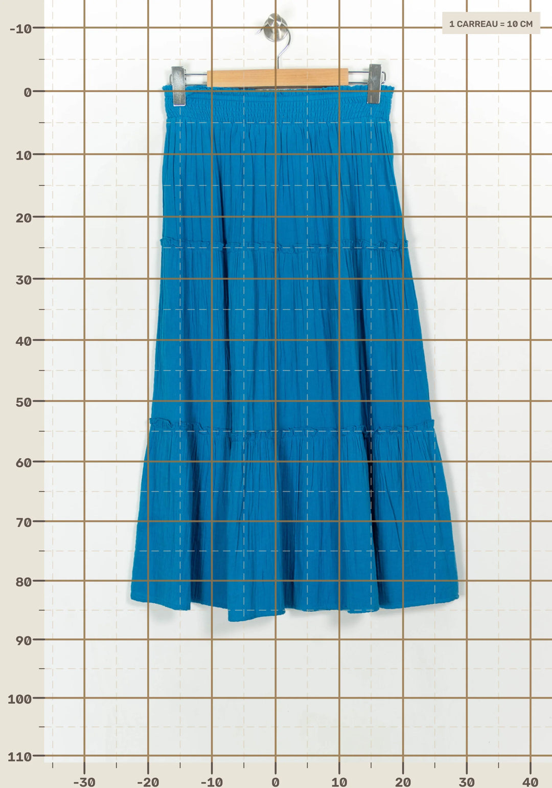 Jupe Longue Bleue - Taille S/36 de la marque Petite Mendigote | PARAD116938 - Vendu par Paradigme - Image 4