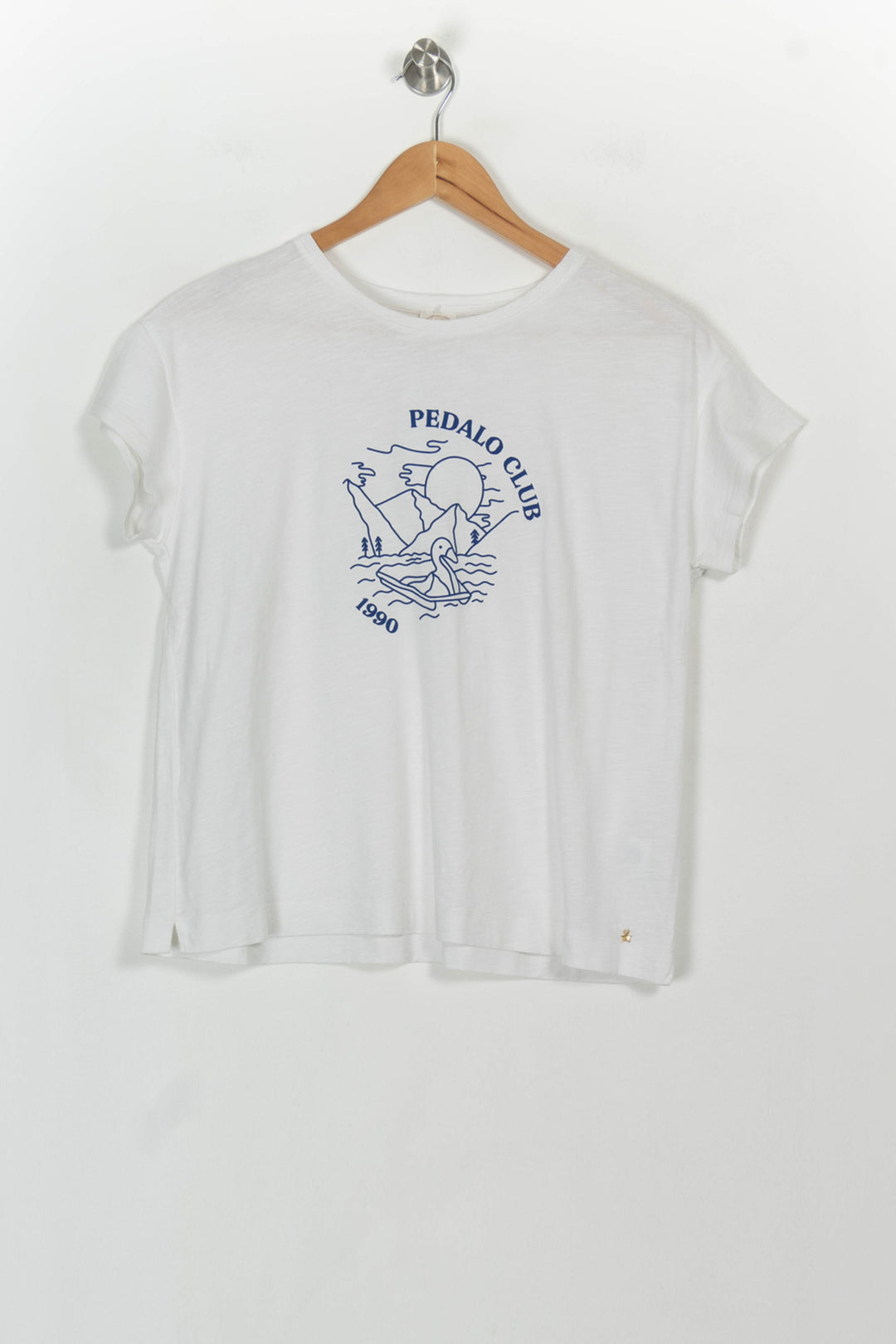 Tee-shirt Blanc et Bleu - Taille S/36 de la marque Des petits hauts | PARAD116940 - Vendu par Paradigme - Image 2