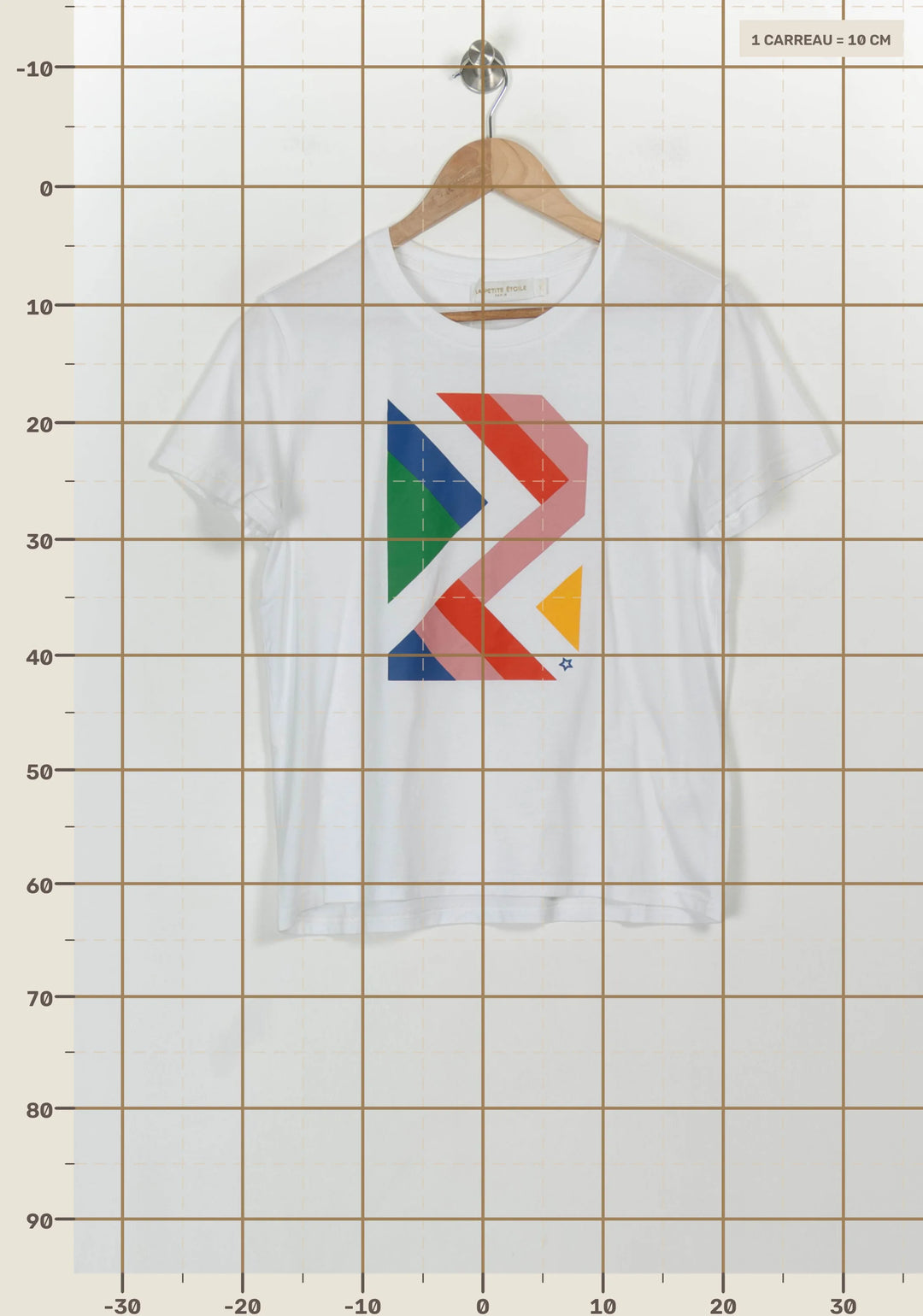Tee-shirt Blanc - Taille S/36 de la marque La Petite Etoile | PARAD116941 - Vendu par Paradigme - Image 4