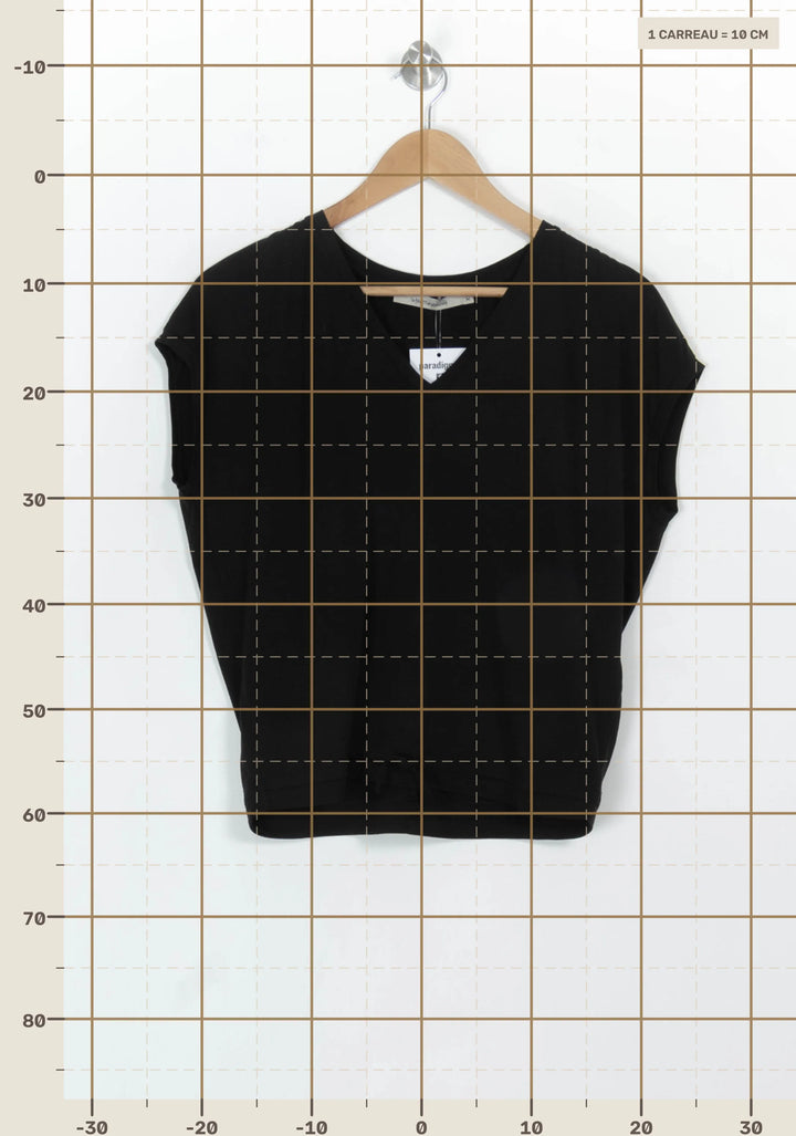 Tee-shirt Noir - Taille XS/34 de la marque La Fée Maraboutée | PARAD116942 - Vendu par Paradigme - Image 4