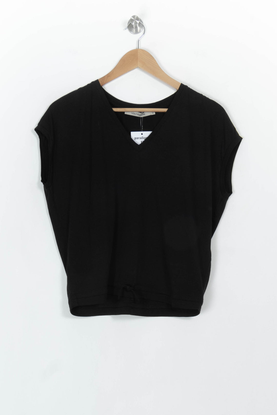 Tee-shirt Noir - Taille XS/34 de la marque La Fée Maraboutée | PARAD116942 - Vendu par Paradigme - Image 2