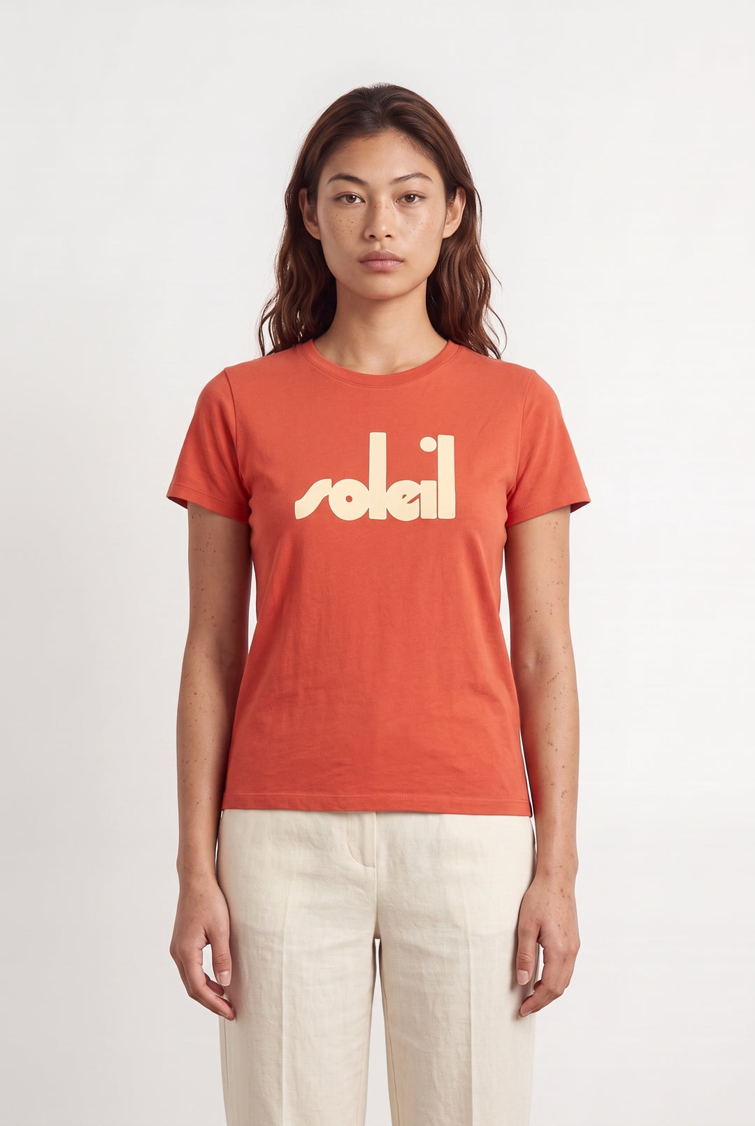 Tee-shirt Rouge - Taille S/36 de la marque Sézane | PARAD116943 - Vendu par Paradigme - Image 1