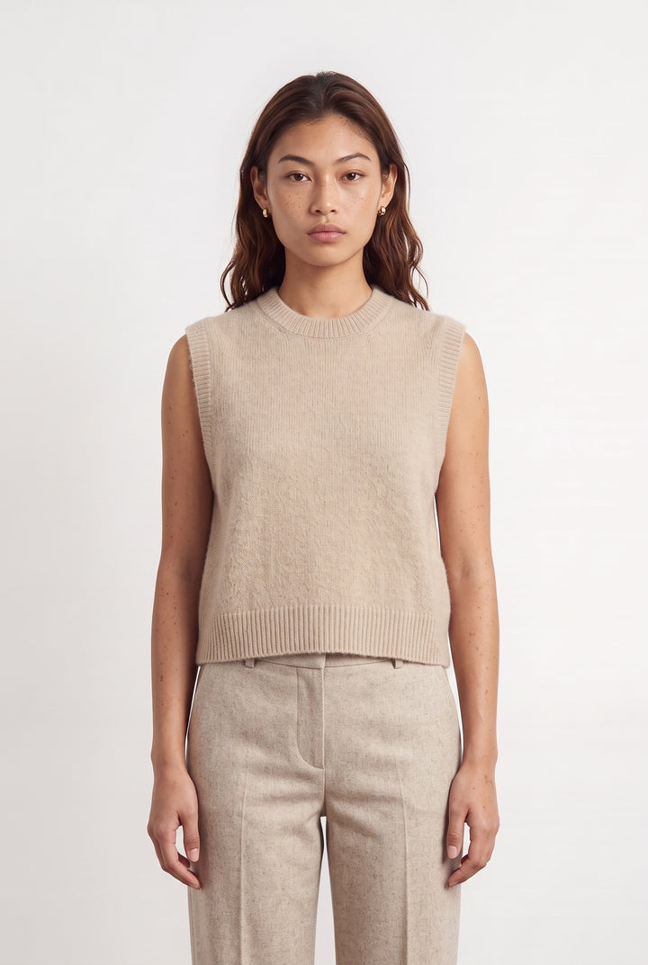 Débardeur Beige - Taille S/36 de la marque Sézane | PARAD116944 - Vendu par Paradigme - Image 1