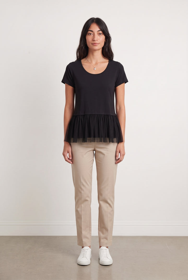 Tee-shirt Noir - Taille M/38 de la marque Claudie Pierlot | PARAD116945 - Vendu par Paradigme - Image 1