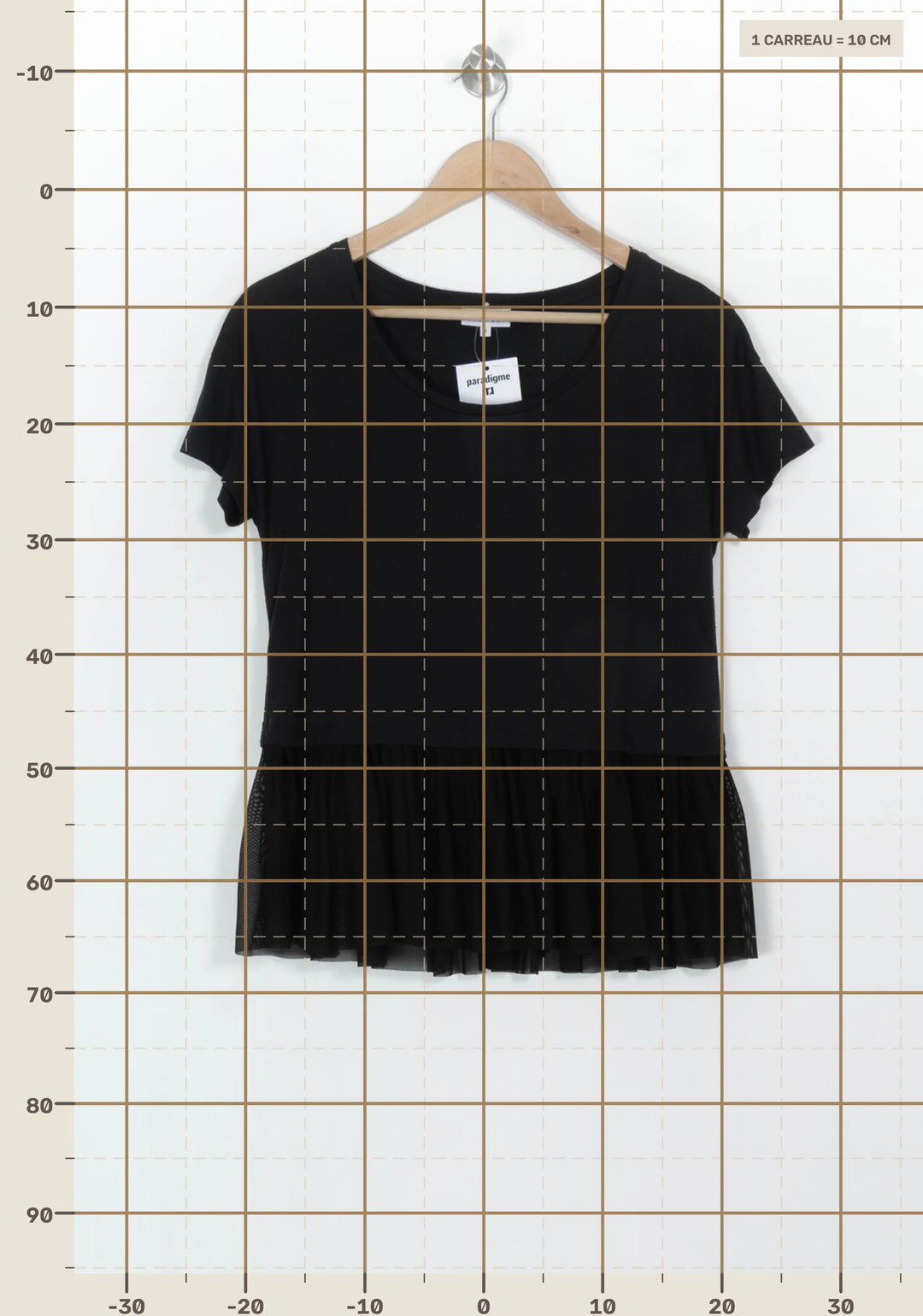 Tee-shirt Noir - Taille M/38 de la marque Claudie Pierlot | PARAD116945 - Vendu par Paradigme - Image 4
