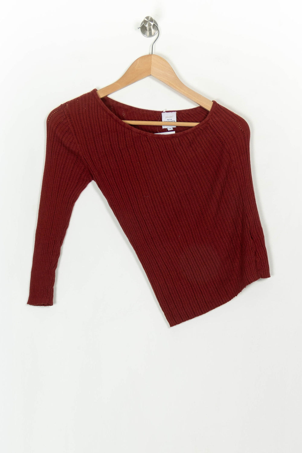 Pull Bordeaux - Taille M/38 de la marque Petite Mendigote | PARAD116947 - Vendu par Paradigme - Image 2