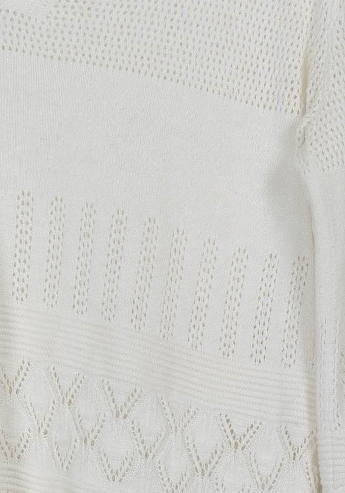 Pull Blanc - Taille S/36 de la marque Caroll | PARAD116948 - Vendu par Paradigme - Image 3