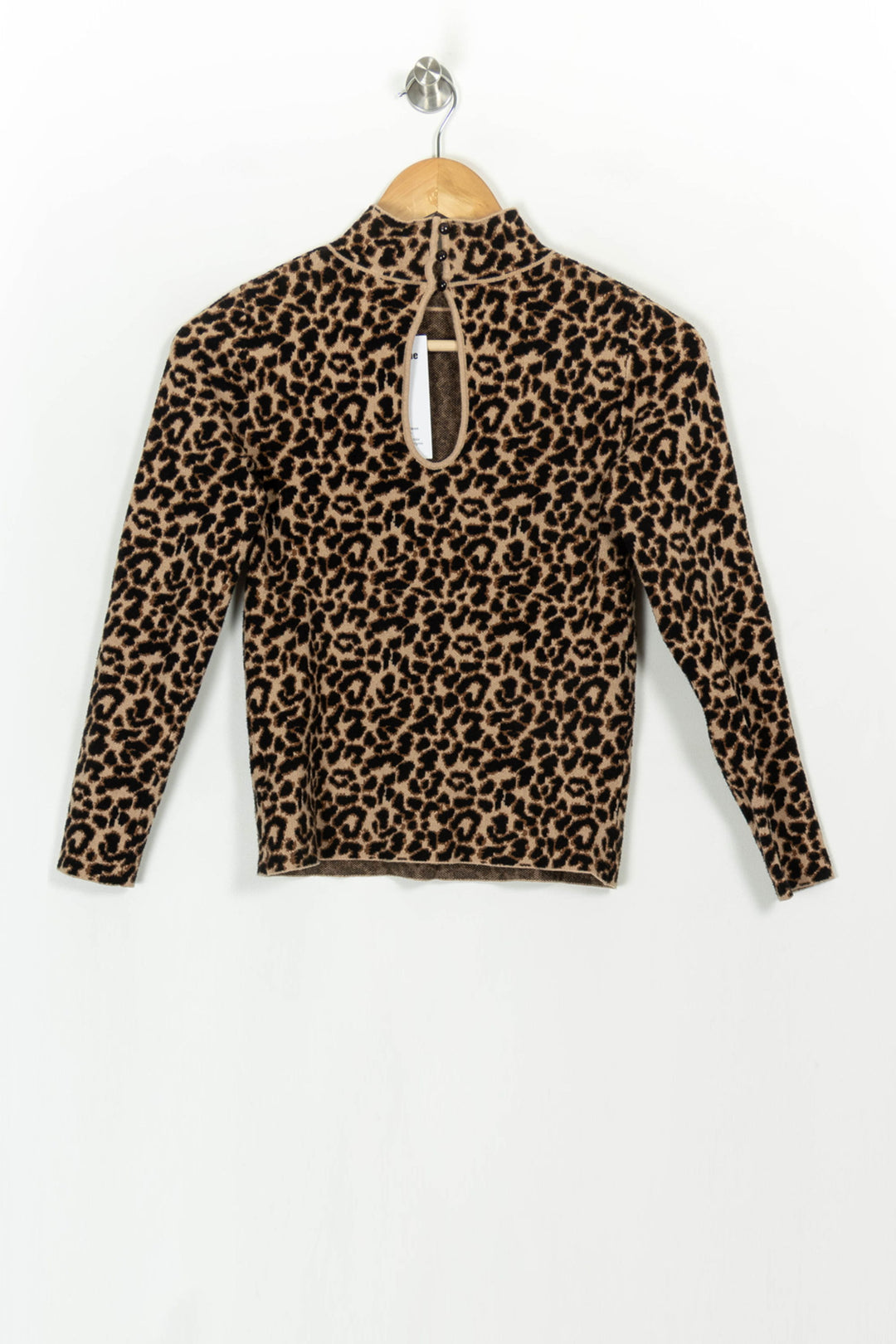 Sous-pull Léopard Beige et Noir - Taille M/38 de la marque Petite Mendigote | PARAD116949 - Vendu par Paradigme - Image 5