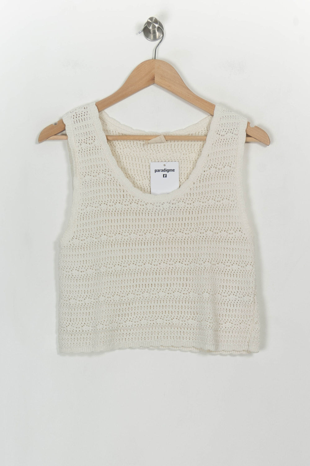 Débardeur Blanc - Taille L/40 de la marque Petite Mendigote | PARAD116953 - Vendu par Paradigme - Image 2