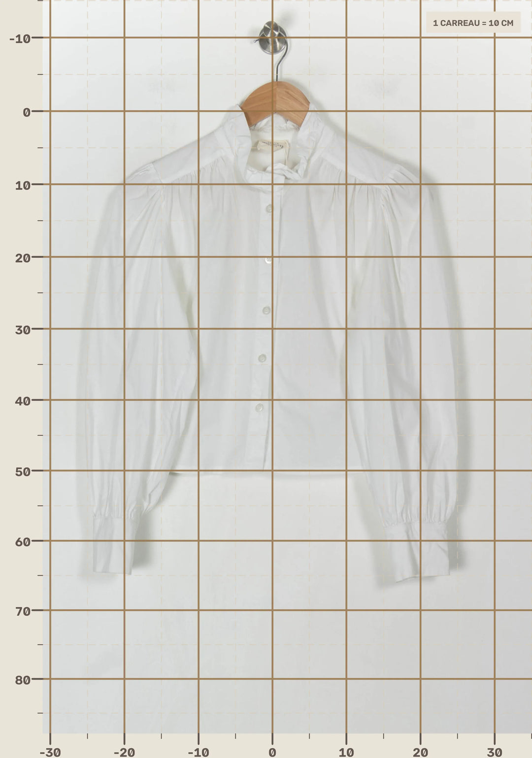 Blouse Blanche - Taille M/38 de la marque Petite Mendigote | PARAD116954 - Vendu par Paradigme - Image 4