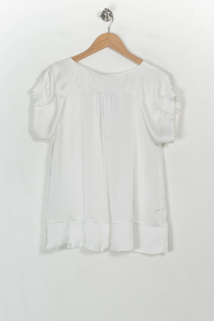 Blouse Blanche - Taille M/38 de la marque Sud express | PARAD116955 - Vendu par Paradigme - Image 5