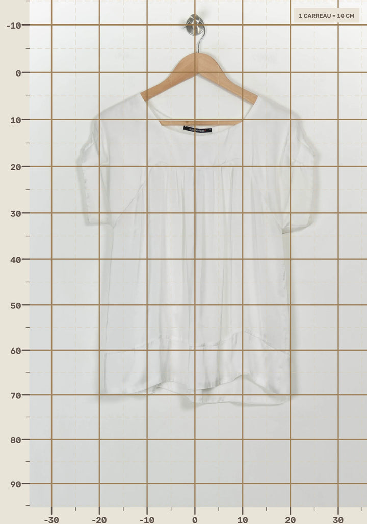 Blouse Blanche - Taille M/38 de la marque Sud express | PARAD116955 - Vendu par Paradigme - Image 4