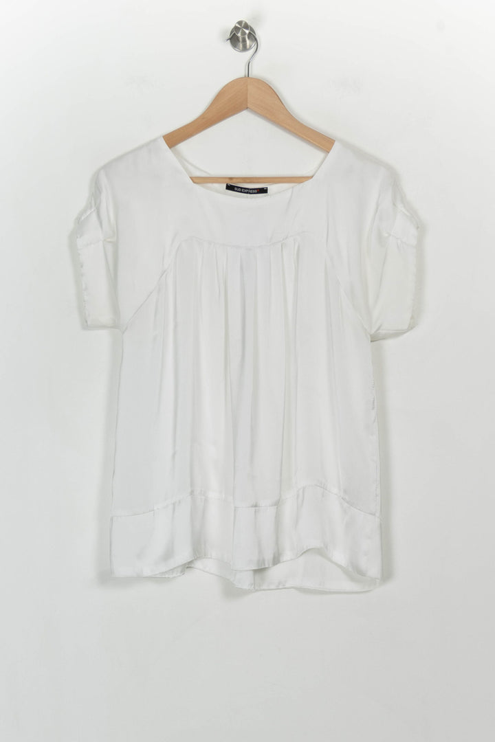 Blouse Blanche - Taille M/38 de la marque Sud express | PARAD116955 - Vendu par Paradigme - Image 2