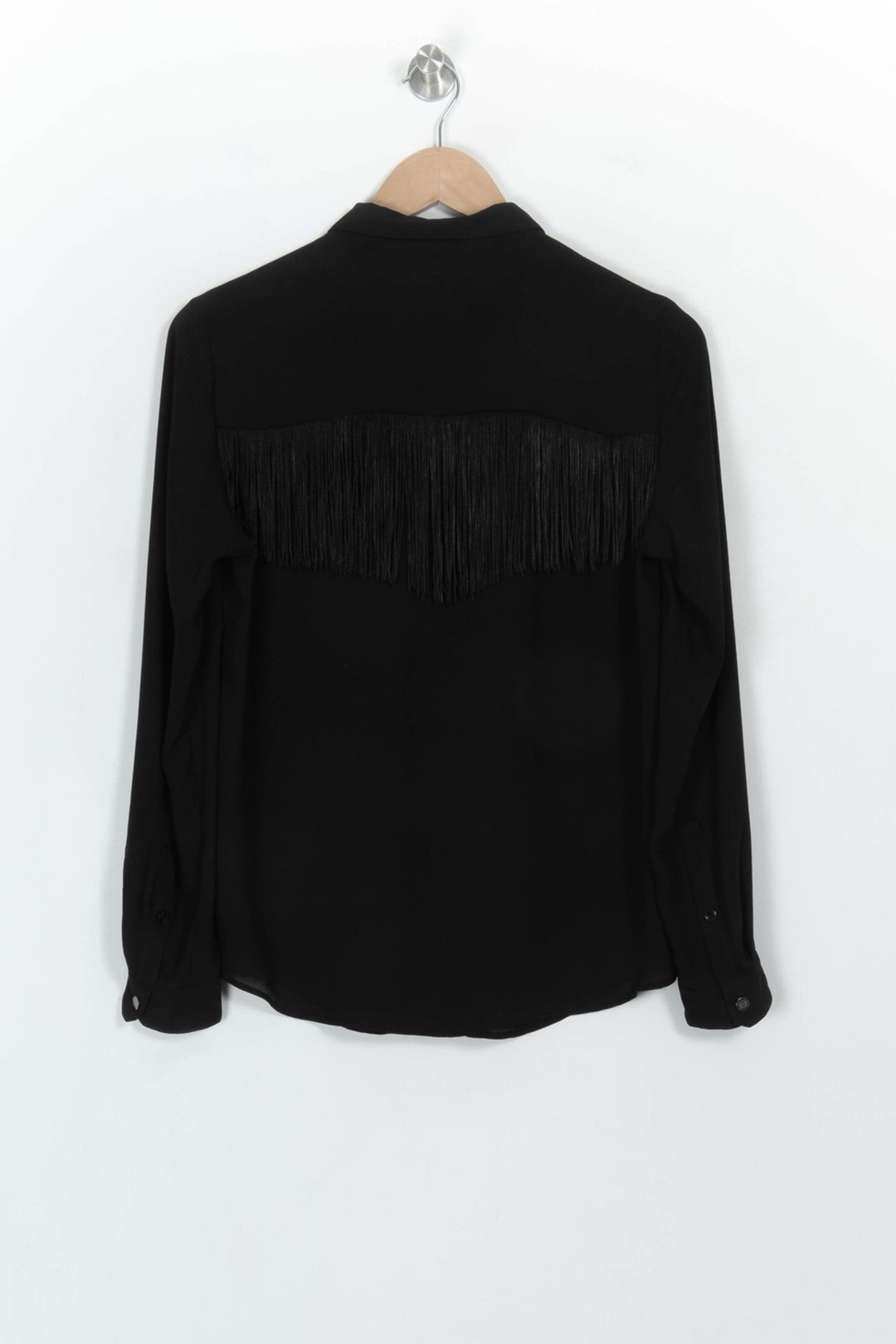 Chemise Noire - Taille S/36 de la marque The Kooples | PARAD116958 - Vendu par Paradigme - Image 5