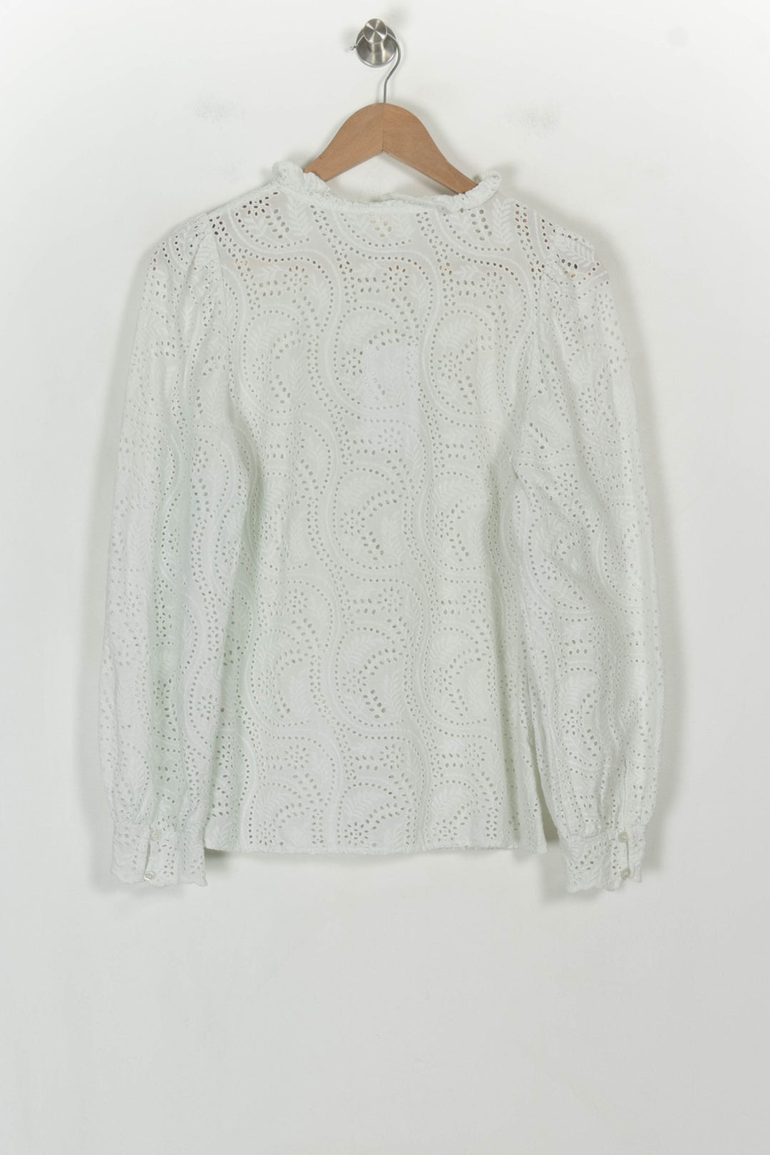 Blouse Brodée Blanche - Taille M/38 de la marque Petite Mendigote | PARAD116960 - Vendu par Paradigme - Image 5