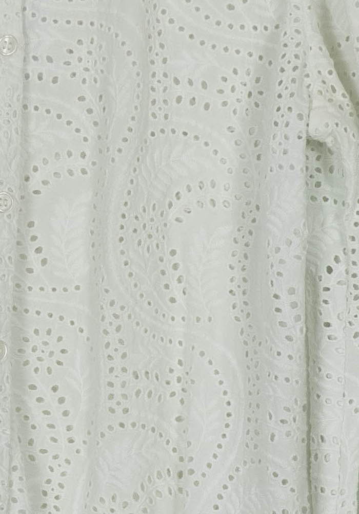 Blouse Brodée Blanche - Taille M/38 de la marque Petite Mendigote | PARAD116960 - Vendu par Paradigme - Image 3