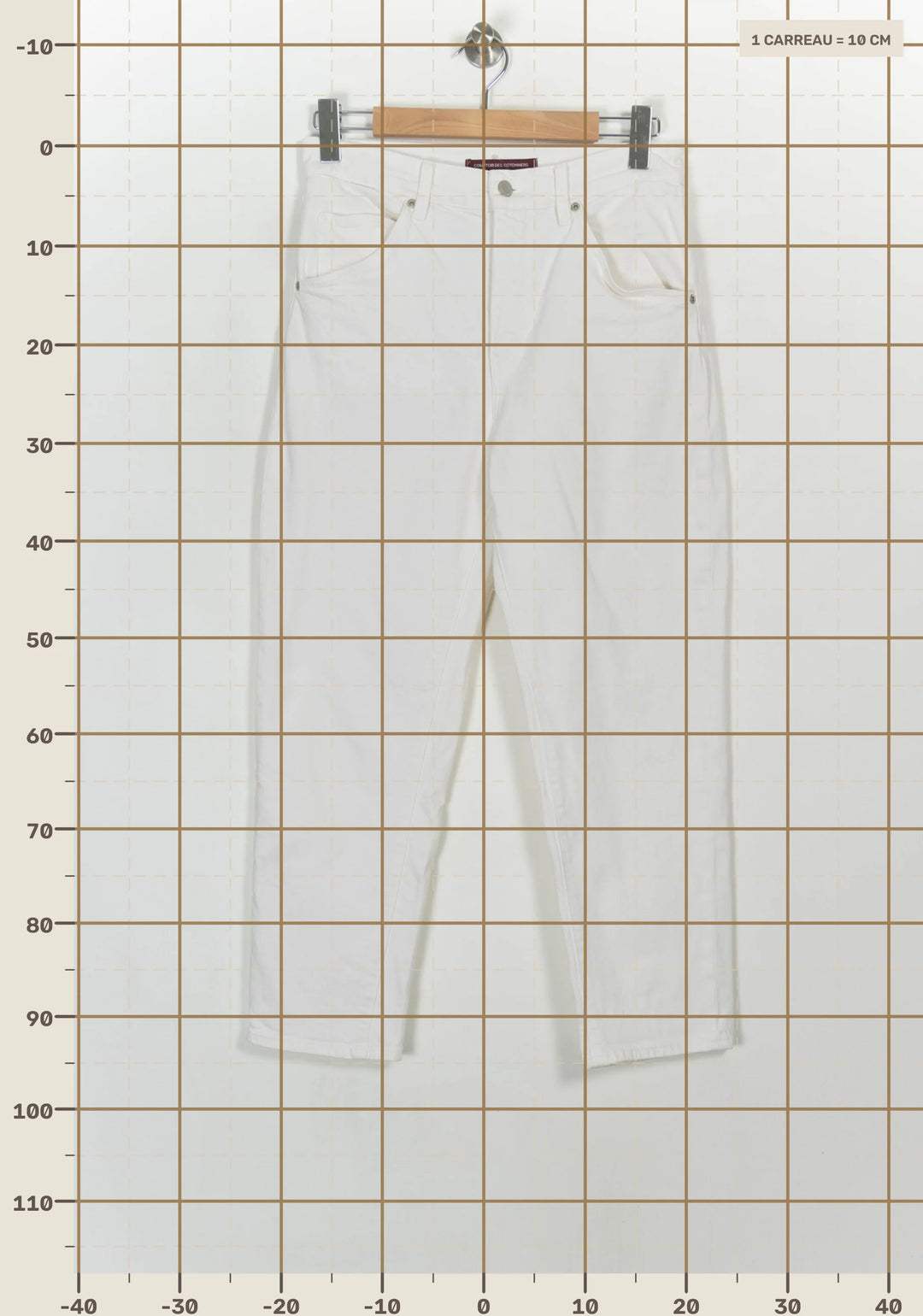 Jean Blanc - Taille M/38 de la marque Comptoir des Cotonniers | PARAD116964 - Vendu par Paradigme - Image 4