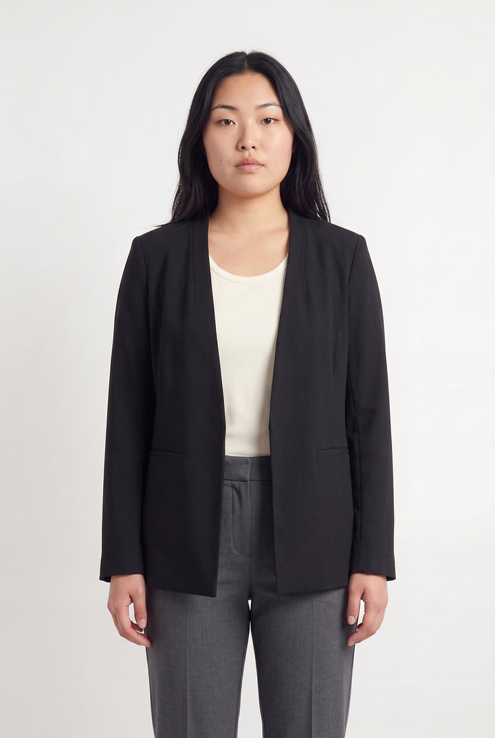 Blazer Noir - Taille L/40 de la marque Indies | PARAD116966 - Vendu par Paradigme - Image 1