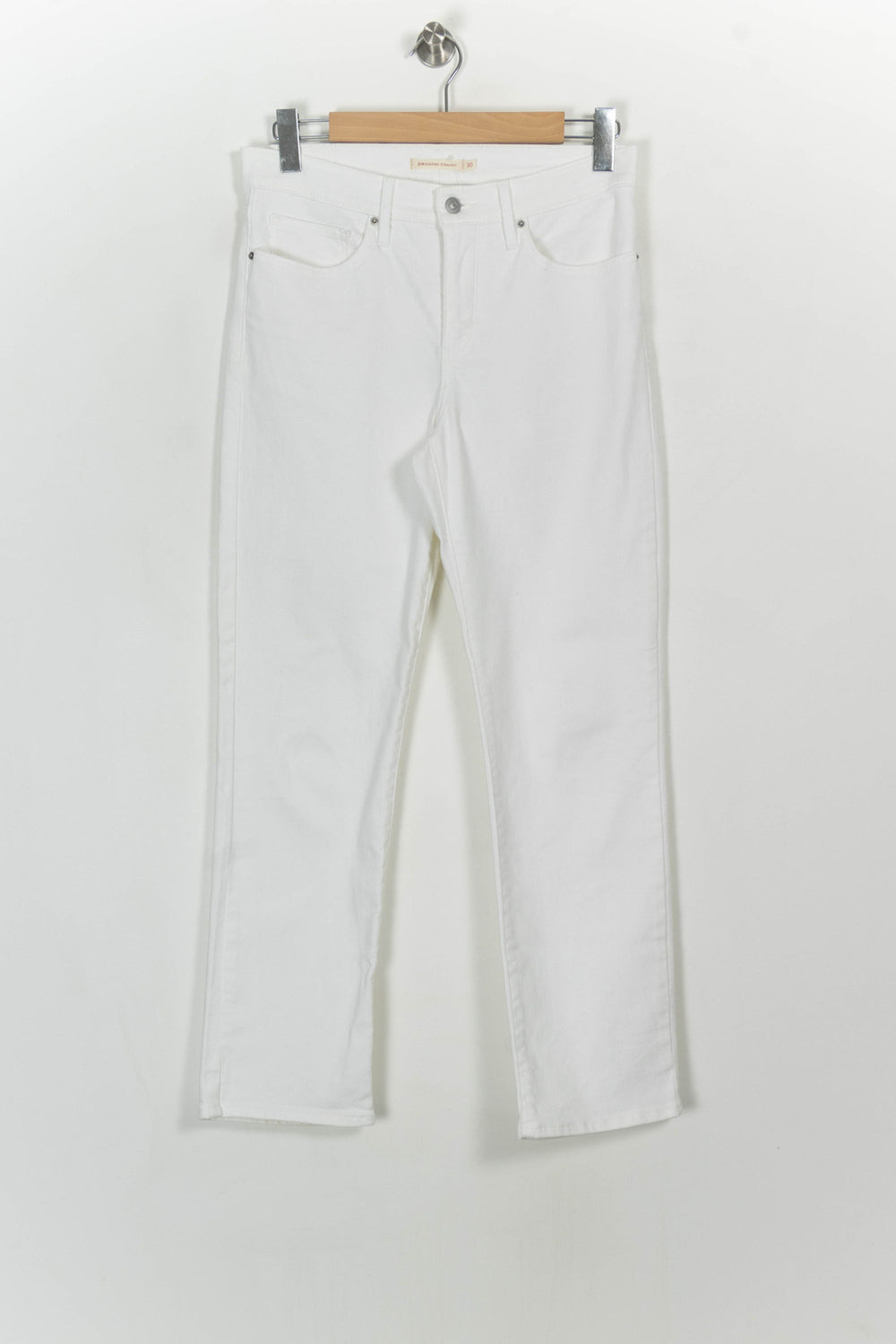 Jean Droit Blanc - Taille L/40 de la marque Levi's | PARAD116971 - Vendu par Paradigme - Image 2