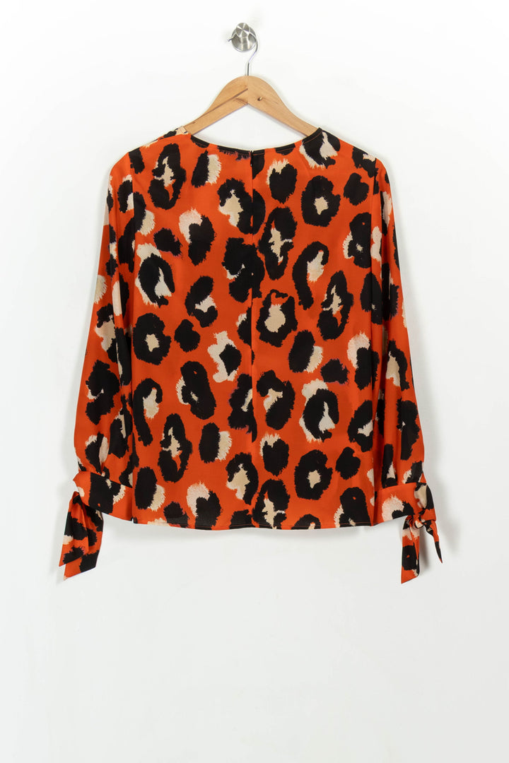 Blouse Orange et Noire - Taille L/40 de la marque Paule Ka | PARAD116972 - Vendu par Paradigme - Image 5