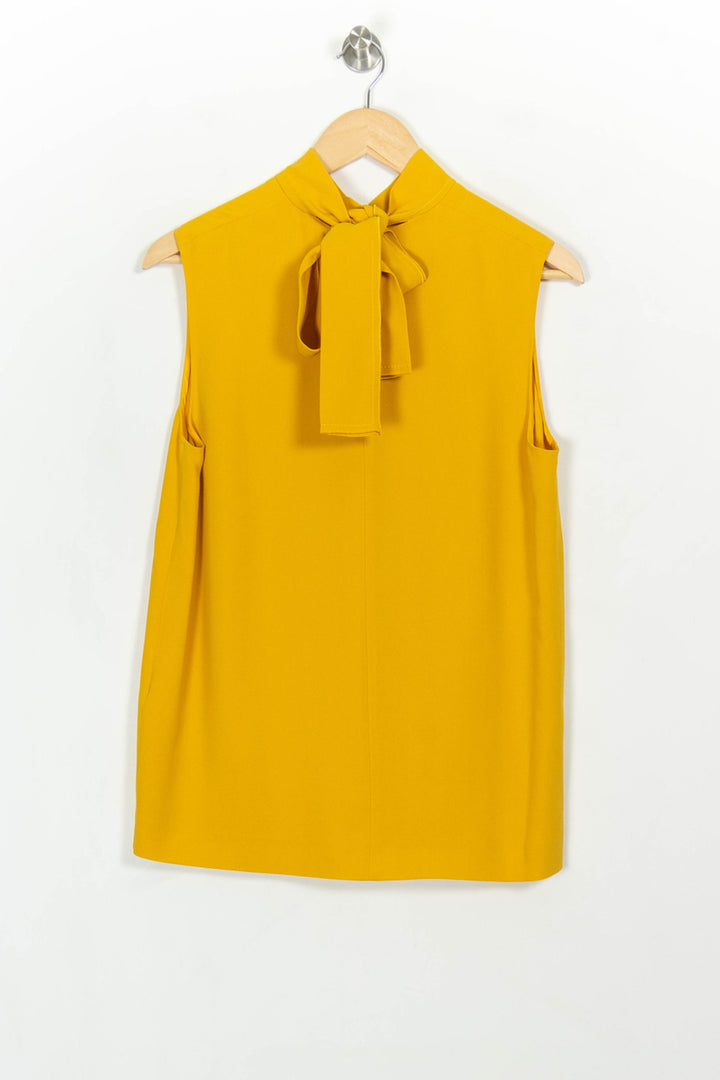 Blouse Sans Manches Jaune - Taille L/40 de la marque Joseph | PARAD116973 - Vendu par Paradigme - Image 5