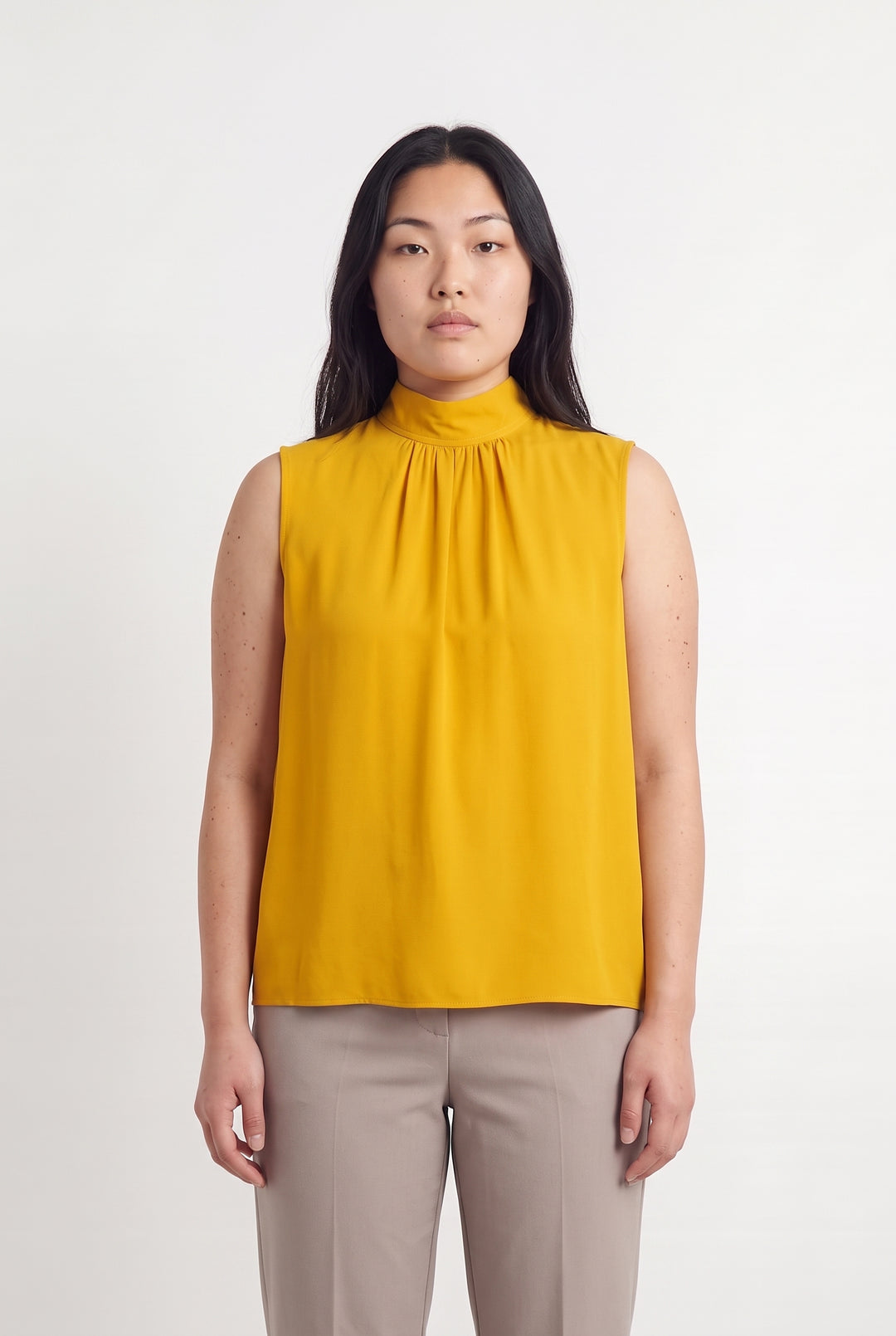 Blouse Sans Manches Jaune - Taille L/40 de la marque Joseph | PARAD116973 - Vendu par Paradigme - Image 1