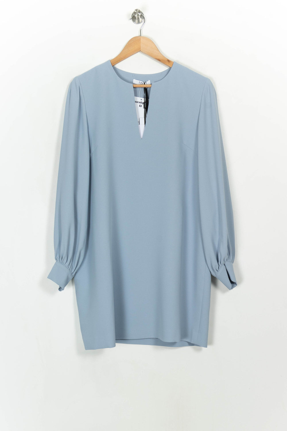 Robe Droite Bleue - Taille L/40 de la marque ZAPA | PARAD116975 - Vendu par Paradigme - Image 2