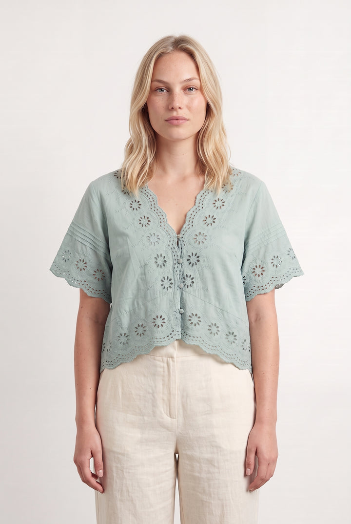 Blouse Bleue - Taille L/40 de la marque Petite Mendigote | PARAD116976 - Vendu par Paradigme - Image 1