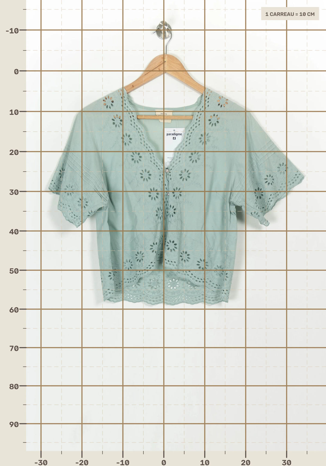 Blouse Bleue - Taille L/40 de la marque Petite Mendigote | PARAD116976 - Vendu par Paradigme - Image 4