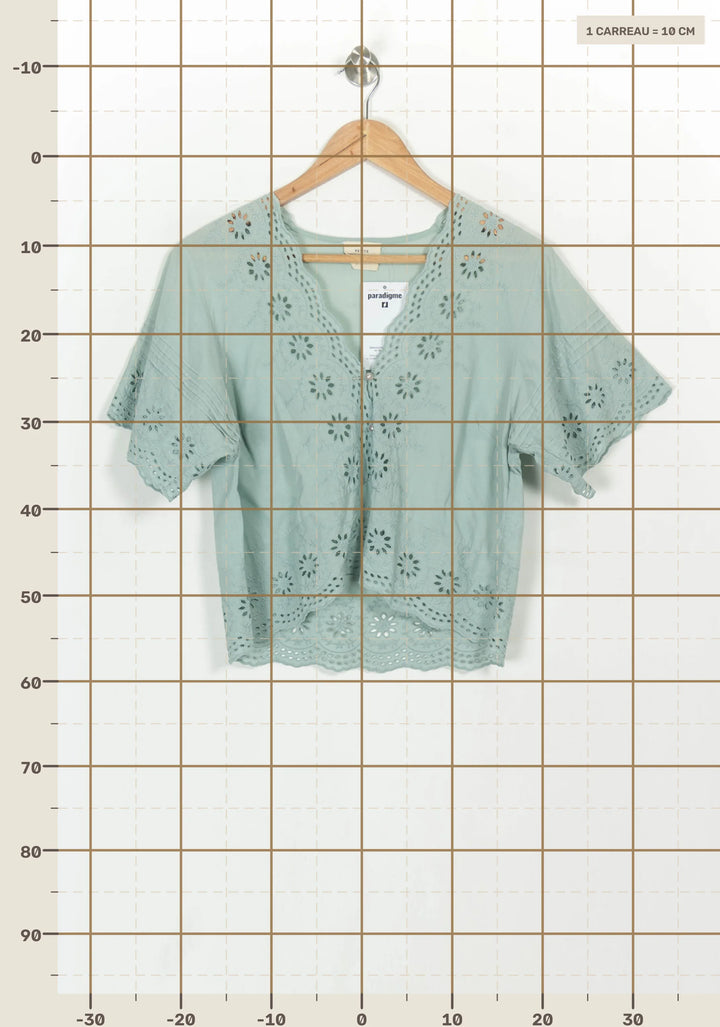 Blouse Bleue - Taille L/40 de la marque Petite Mendigote | PARAD116976 - Vendu par Paradigme - Image 4